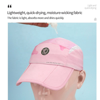 Casquette de sport respirante en nylon et polyester de haute qualité pour homme, pliable, pour le baseball, le football, la course, le golf, la gym et les activités de plein air, séchage rapide