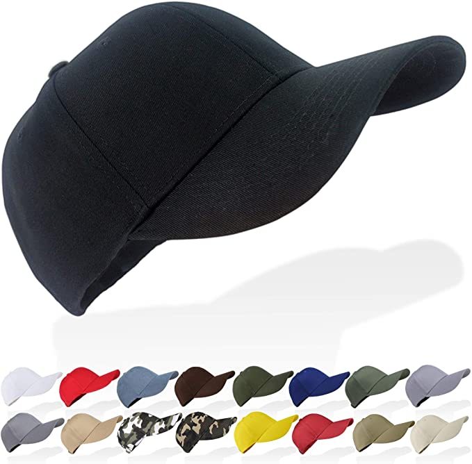 Casquette De Baseball Unisexe 100% Coton - Chapeau Sport Réglable