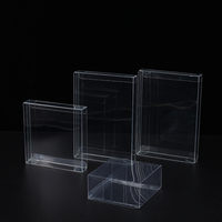 Boîte cadeau transparente personnalisée avec logo, présentoir en cristal, emballage plastique pour bijoux, bougies, cosmétiques, boîtes de dragées de mariage
