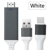 Câble de téléphone vers HDMI de 2M, câble de Type C vers HDMI, 4K avec câble de charge USB pour smartphones, appareils Android vers TV, prix d'usine