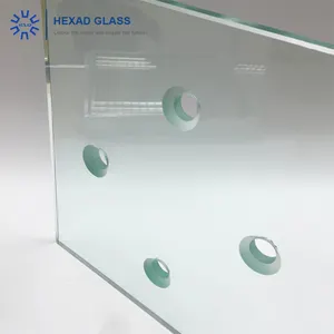 HEXAD solide personnalisable panneau de porte de voiture pare-balles plat/incurvé trempé semi renforcé à la chaleur verre 3mm-19mm décorations en verre