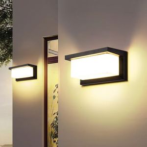 Waterproof Beautiful Modern Exterior Decorative Wall Sconce Lighting Round Surface Wall Mounted up Down <b>Light</b> Outdoor Wall <b>Light</b> - Product Image 3