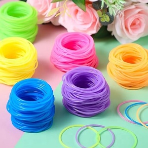 <span class=keywords><strong>80s</strong></span> Retro Rock Pop Star Neon Gel Pulseras Rainbow Diva Disco Jelly Colorido Surtido Fiesta Decoraciones Juguete - Product Image 5