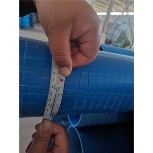 Tubo di rivestimento per pozzi <span class=keywords><strong>in</strong></span> PVC scanalato da 4,5 pollici ASTM D1785 per fognature per lo Sri Lanka - Product Image 2