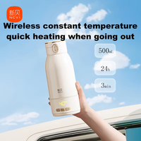 NCVI Chauffe-lait portable USB rechargeable sans fil pour biberon Tasse d'eau à température constante pour lait maternel