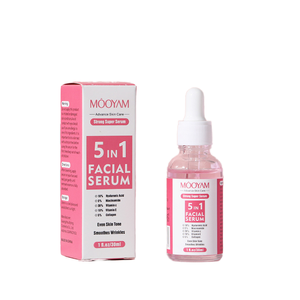 Sérum facial multi-activant 5 en 1 30 ml, niacinamide, VC, HA, collagène, anti-âge, éclaircissant, hydratant, soin de la peau - Product Image 1
