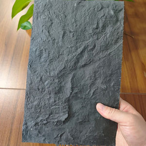 Azulejo de pared de piedra de porcelana de superficie irregular curvada de chapa 3D abierta de stock de diseño moderno para exhibición de sala de exposición de pared externa - Product Image 2