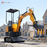 Mini-excavatrice moderne et stable de 1,2 tonne avec système hydraulique optimisé, moteur EPA et performances fluides pour la construction civile