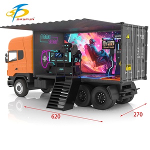 Simulateur de Jeu Mobile <span class=keywords><strong>VR</strong></span>, Machines de Jeux <span class=keywords><strong>VR</strong></span> en Plein Air pour Parc d'Attractions, Combinaison Personnalisée, Service Clé en Main (Camions Non Inclus) - Product Image 2