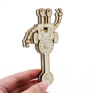 Robot que Camina sobre un Hilo, Número 1, Tecnología de Madera Hecha a Mano, Pequeña Invención, Experimento Científico STEAM, Ayuda Didáctica para Niños de 5 a 13 Años - Product Image 4