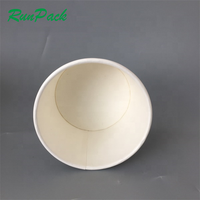 Paquet de variétés Gobelets à soupe en papier de 16oz et 8oz Bol à soupe jetable de qualité alimentaire