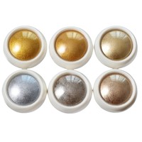 Poudre à ongles scintillante 6 couleurs transfrontalière, motifs vintage, or de luxe, ciel étoilé, champagne, or rose