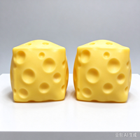 Jouet anti-stress en forme de fromage à presser, mignon, doux, à remontée lente, sensoriel, pour enfants, vente en gros