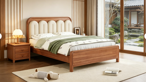 <span class=keywords><strong>เตียง</strong></span>เด็กไม้วอลนัทและไม้จันทน์แท้ทั้งตัว ขนาด 2140x1520x1120 มม. สีน้ำตาลทอง เป็นมิตรกับสิ่งแวดล้อม หรูหรา สำหรับเด็กชายและเด็กหญิง - Product Image 5