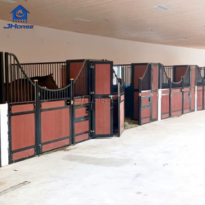 Panneaux d'écurie intérieurs peu coûteux préfabriqués en acier Grands avants de stalle de cheval - Product Image 1