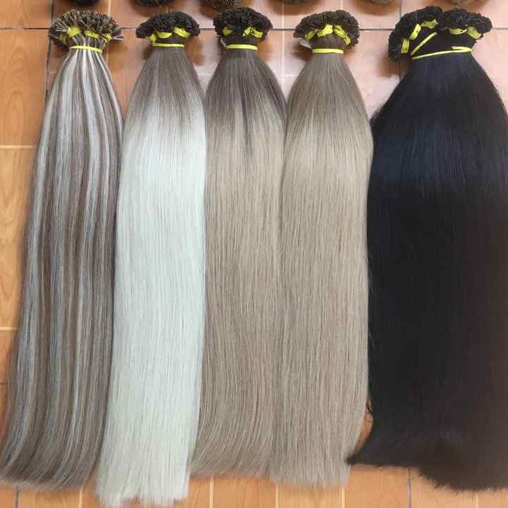 Wholesale 100% Virgin Vietnamese Remy Hair Extensions Flat Tips All Colors Good Quality Raw Human Hair Cheap Price Bulk Export