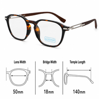 Lunettes de vue vintage unisexe, monture optique rétro, verres anti-lumière bleue, monture intégrale, adaptées à toutes les formes de visage
