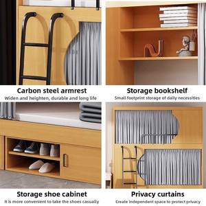 Letto a Castello in Legno dal Design Moderno per Ostelli, Appartamenti, Studenti, Sale Giochi, Dormitori Scolastici e Hotel - Product Image 3