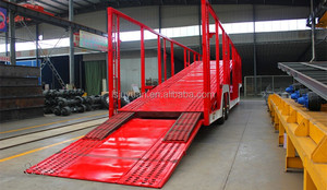 Semirremolque Portacoches Aotong <span class=keywords><strong>de</strong></span> 3 Ejes y Doble Plataforma Elevadora con Capacidad <span class=keywords><strong>para</strong></span> 8-12 Vehículos - Product Image 6