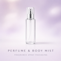 Bouteille en plastique de 50-250 ml pour parfums et brumes corporelles, emballage cosmétique pour soins de la peau, fournie directement par l'usine