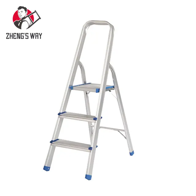 Escaleras Aluminum Ladder Foldable 3-Step A frame Household Step Ladder Escada with CE Two-Step Folding Ladder Sale For