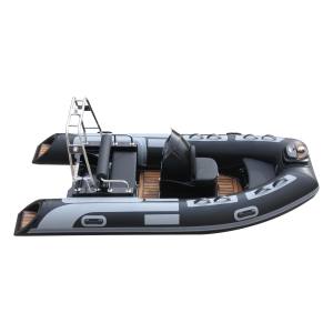 Bote RIB Semirrígido de Velocidad de 340 cm de Fibra de Vidrio e Hypalon <span class=keywords><strong>con</strong></span> Certificación CE, Incluye <span class=keywords><strong>Motor</strong></span> de Remo Inflable de PVC para Actividades Acuáticas - Product Image 2