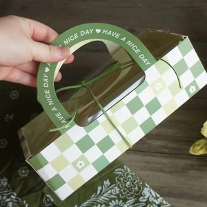 High Quality Customizable Hand-Held Made Durable Mooncake Cake Paper Packaging Carton Box for Food Gift - Product Image 1