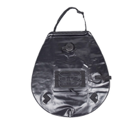 Sac de douche pliable et portable en PVC imperméable 25L avec logo personnalisé pour le camping et l'alpinisme, idéal pour les activités de plein air