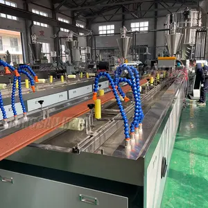 Recycled Plastic WPC Floor Board Extruder Machine Wood Pallets/Fence/Wall Panel/Bench/Cladding/Column Extrusion Line