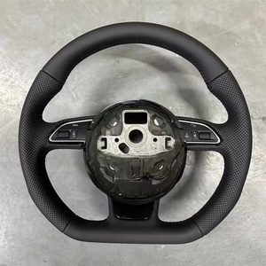 Volant en cuir de conception de sport personnalisé de vente chaude pour Audi A3 A4 A5 A6L A8 Q5 Q7 Q8 S6 S7 TT B8 B9 accessoires de voiture de qualité - Product Image 1