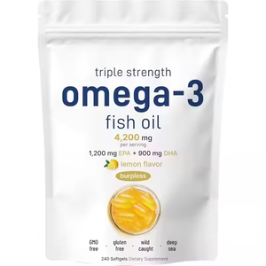 Cápsulas Blandas de <span class=keywords><strong>Aceite</strong></span> de Pescado Mini OEM, Fáciles de Tragar, Suplemento Diario, Sin GMO ni Gluten - Product Image 1