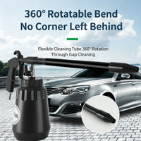 Pistolet de nettoyage intérieur de voiture Tornado haute performance, lanceur de mousse pneumatique pour le lavage des sièges et du tableau de bord automobile