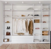 Armoire de chambre moderne sur mesure, style européen, placard de rangement, dressing pour projets résidentiels, hôteliers et de villas, vente en gros
