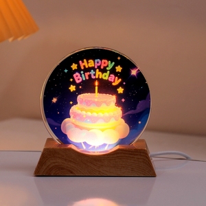 Esfera de Vidrio Transparente con Grabado Láser 3D Interno - Lámpara de Mesa LED Brillante para el Hogar, Oficina, Dormitorio, Estante o Exhibición - Product Image 2