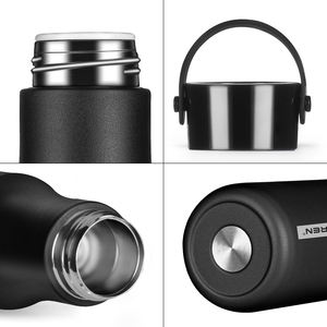 FAYREN Vente Chaude Gobelets Isothermes en Acier Inoxydable à Double Paroi de 380 ml et 480 ml avec Couvercle Transparent - Product Image 5