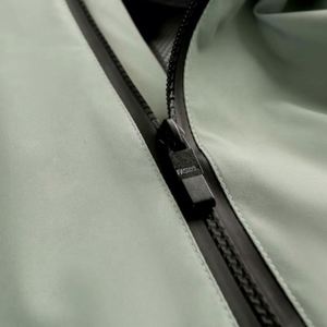 Monochrome Winter Windbreaker Hiking Clothing Customized Logo Men's Hooded Thick Safari <b>Jacket</b> Waterproof Stand Woven 100% - Product Image 3