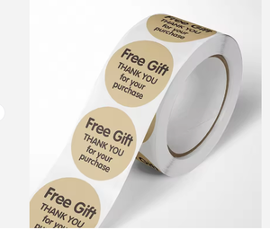 Personalizado Personalizado Auto-adesivo Negócio Obrigado Etiqueta Rolls UV Vinyl <span class=keywords><strong>Circle</strong></span> <span class=keywords><strong>Sticker</strong></span> <span class=keywords><strong>Roll</strong></span> para Vela Gift Packaging Grocery - Product Image 2
