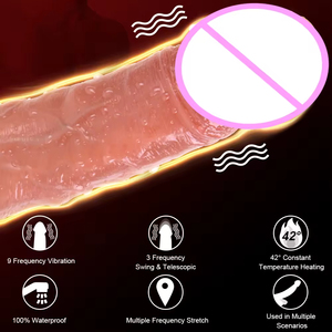 Dildo Anal de Silicona de 12 Pulgadas XXL, Vibrador Realista con Control Remoto para Mujeres, Juguete Sexual con Correa - Product Image 3
