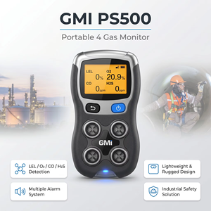 Détecteur de gaz portable GMI PS200 PS500, moniteur de gaz combustibles H2S CO O2, détecteur de gaz - Product Image 2
