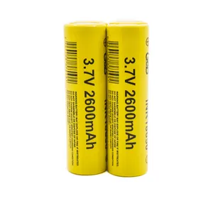 GEB grosir 18650 baterai lithium ion cel 3.7V baterai bekas 2600mah 3000mah 3500mah baterai isi ulang 18650 mah