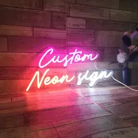 Luminária led flexível neon para casamento, decoração de parede, logotipo de negócios personalizado neon, para áreas internas e externas, dropshipping