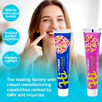 Dentifrice pour enfants, saveur fruitée, gomme à bulles, fluorure, blanchiment des dents, dentifrice de base pour un nettoyage optimal
