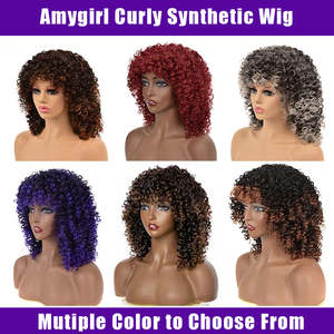 Extensions de cheveux afro crépus courtes en gros, couleurs mélangées, légères, faciles à porter, aspect vibrant, texture naturelle, tendance - Product Image 5