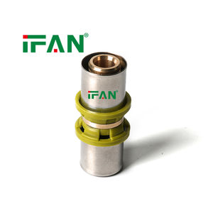 Conexiones PEX Certificadas IFAN, Conexión <span class=keywords><strong>Multicapa</strong></span> de <span class=keywords><strong>16</strong></span>-63 mm, Sistema de Gas, Color Amarillo, Conexiones de Presión PEX U-TH - Product Image 1