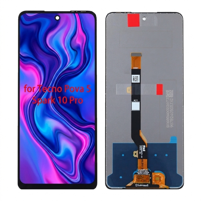 6.78" Wholesale Cell Phone LCD for Tecno Pova 5 LH7n Screen Mobile Phone LCD Touch Display Digitizer Assembly for Spark 10 Pro