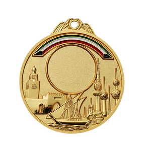 Медали по индивидуальному заказу Футбольная награда, металлическая Золотая лента, спортивные пустые трофеи и медали - Product Image 6