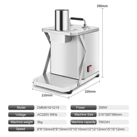 Máquina Cortadora Multifunción, Rebanadora Eléctrica Automática para Patatas, Zanahorias y Verduras, para Cortar en Rodajas, Triturar, Picar y Desmenuzar