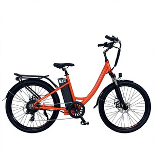 Bicicleta Eléctrica de Fábrica con Batería de Litio de 48V 10Ah, 250W, Cuadro de Aluminio, Ruedas de <span class=keywords><strong>26</strong></span> Pulgadas, Pantalla LCD, Frenos de Disco Tektro, Bicicleta Eléctrica Urbana - Product Image 2