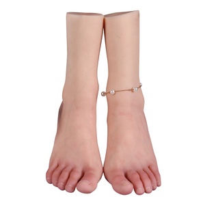 Haute Simulation squelette femme Silicone <span class=keywords><strong>pieds</strong></span> modèle pratique Mannequin pied pour Nail Art pratique bijoux affichage manucures - Product Image 3