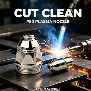 Kit de consommables pour découpe <span class=keywords><strong>plasma</strong></span> P80, électrode en cuivre, compatible SG-55 AG-60, 10 pièces de rechange pour la découpe industrielle - Product Image 3